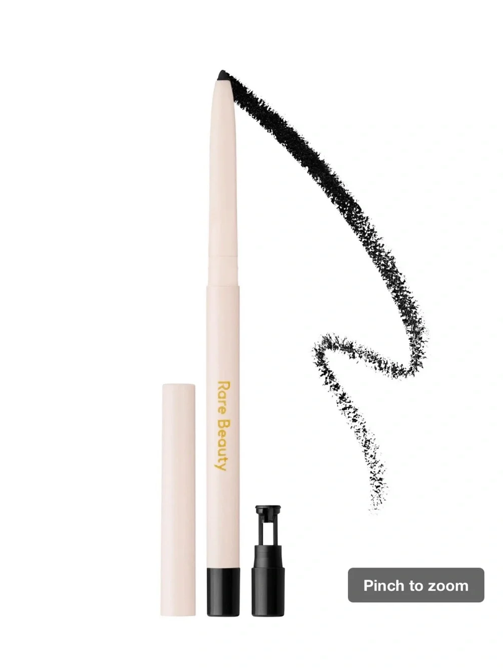 Rare Beauty eyeliner gel pencil- true black